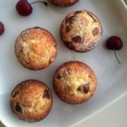 eggless cherry muffins