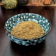 a bowl of freshly ground malabar garam masala