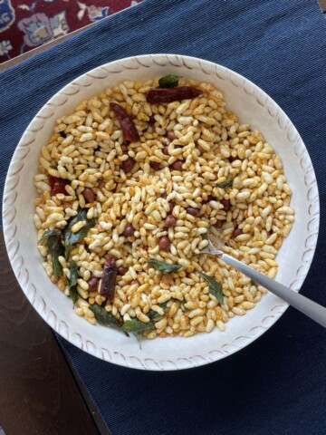 Kara Pori | Indian Puffed Rice Snack | butfirstchai.com