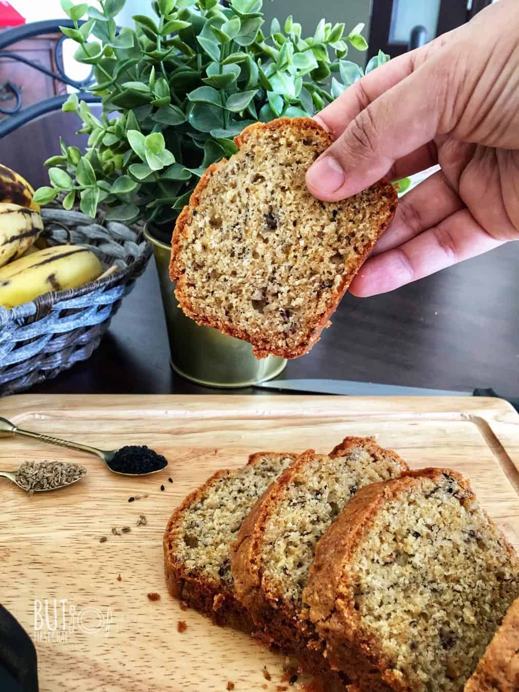 banana bread with aniseed