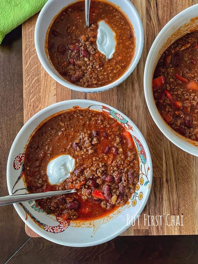 Chile con Carne, Recipes