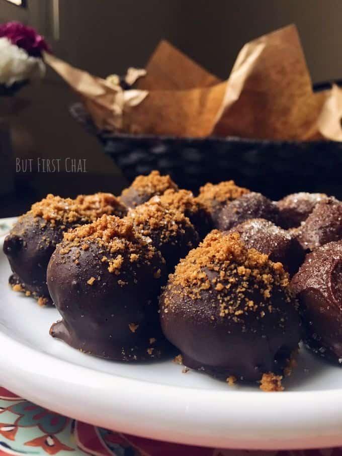 biscoff cookie truffles