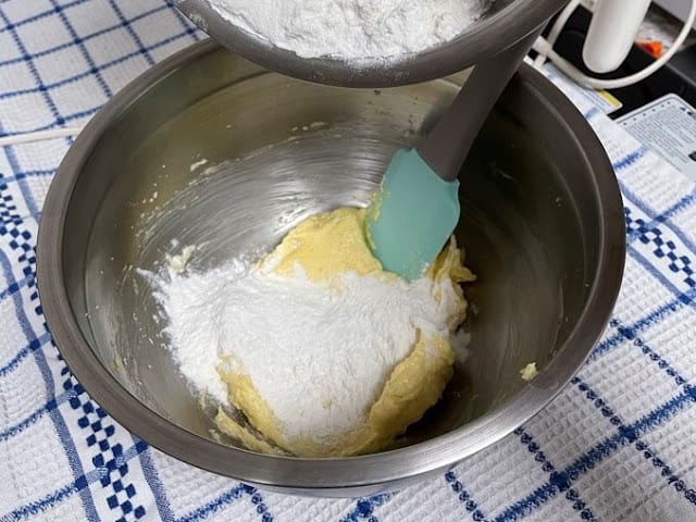 added flour 