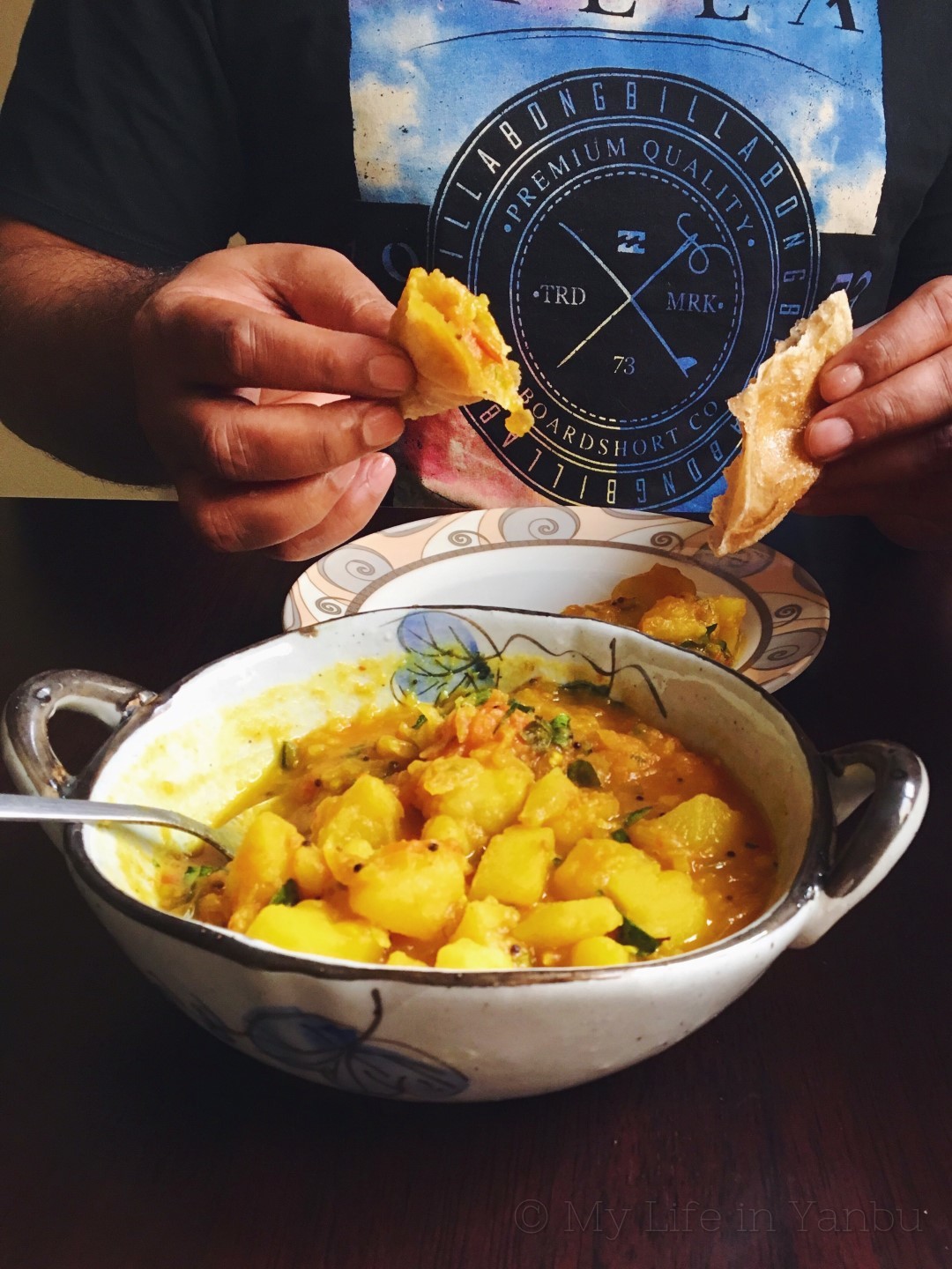 Mom's Poori Masala | Potato Masala for Deep Fried Indian Flatbread