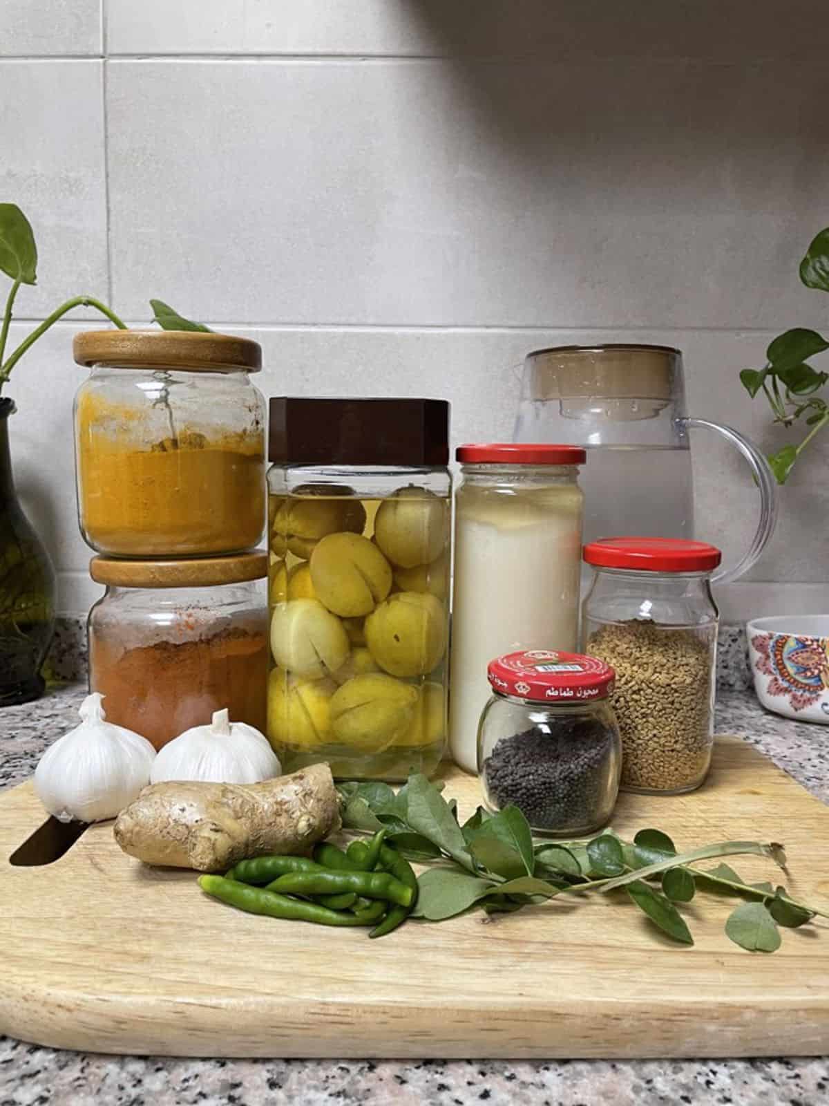 preserved lime pickle ingredients