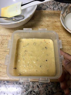 microwave single serve almond bread batter