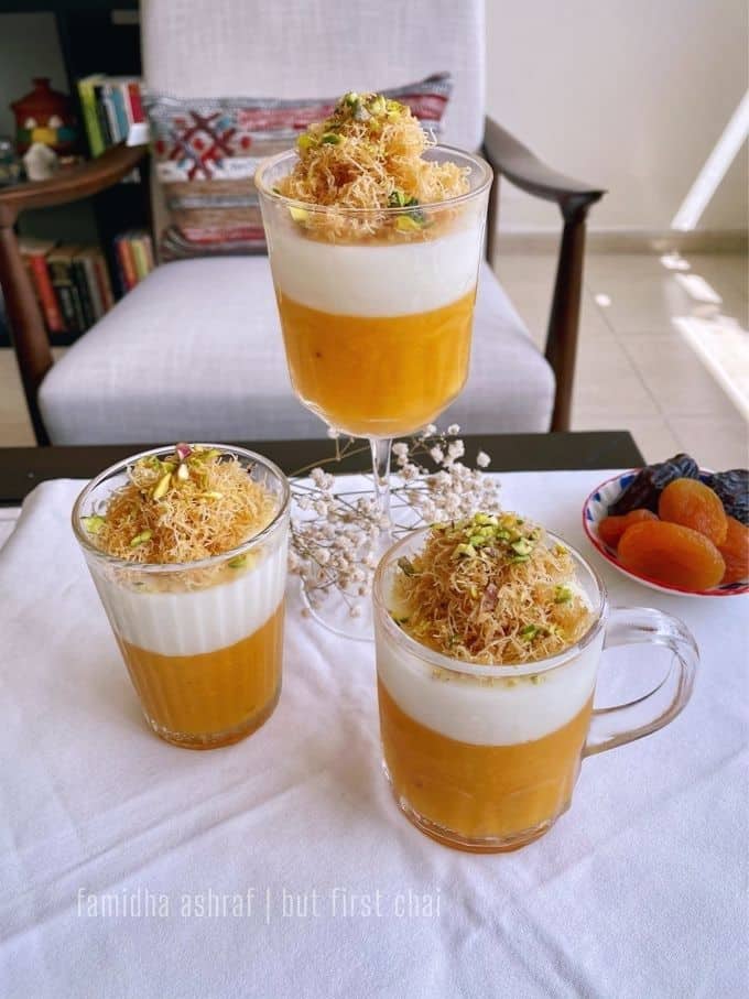 Apricot Milk Pudding | butfirstchai.com