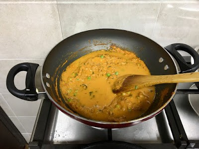 matar paneer curry 