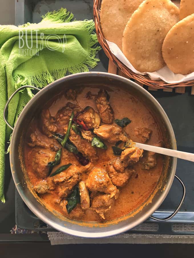 Varutharacha Malabar Chicken Curry | Chicken Curry with Roasted Coconut ...