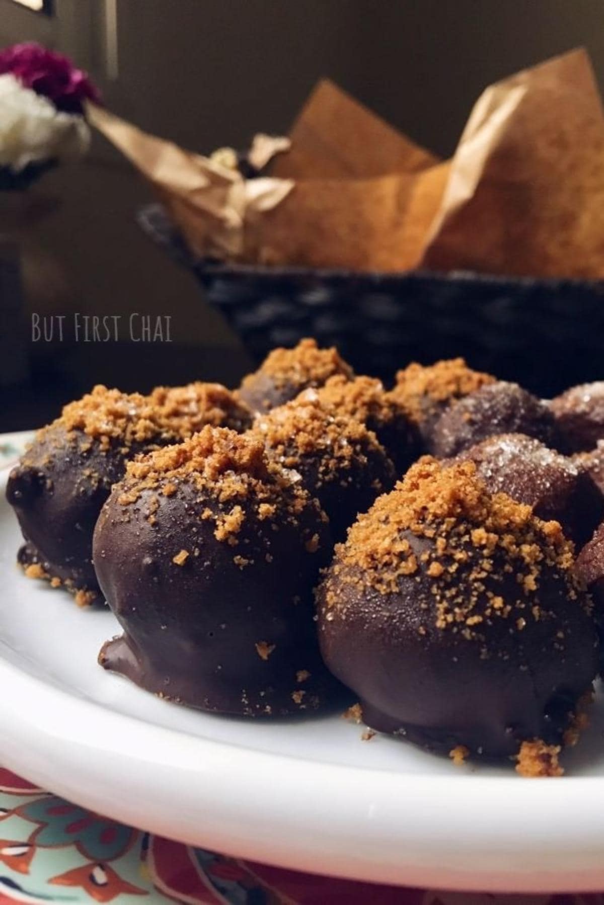 biscoff cookie truffles