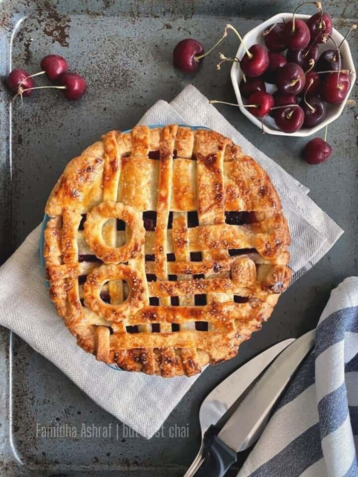 baked cherry pie