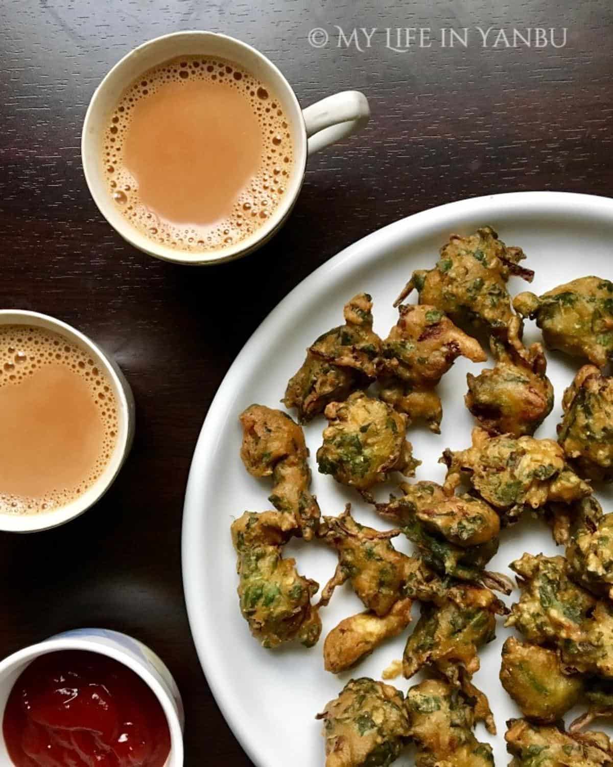 Garden Rocket Fritters