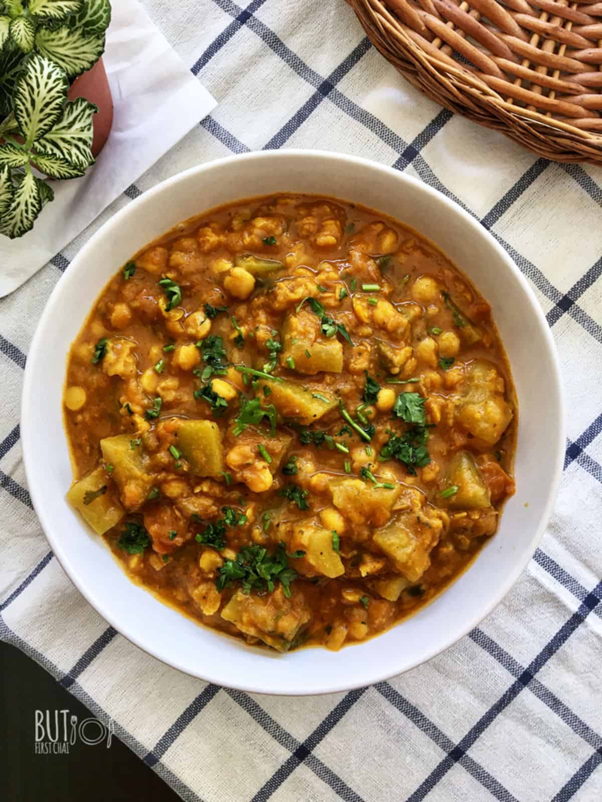 lauki chana dal