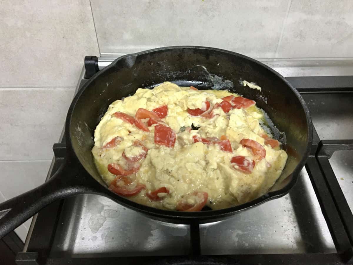 peppers and eggs