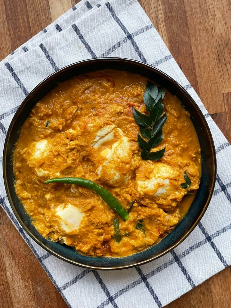 Poached Egg Curry (Keralastyle)