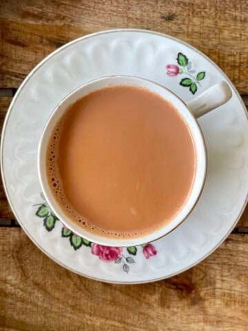 masala chai with whole spices