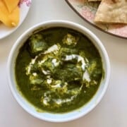 palak paneer recipe without tomatoes