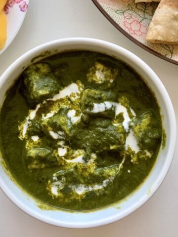 palak paneer recipe without tomatoes