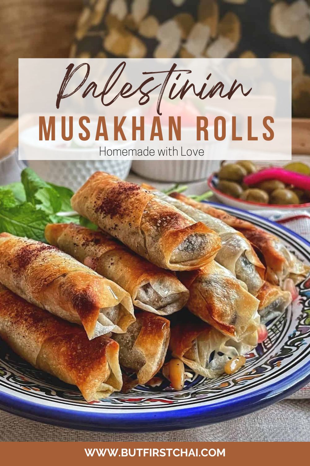 Muskan Rind Musakhan Rolls (Sumac Chicken)