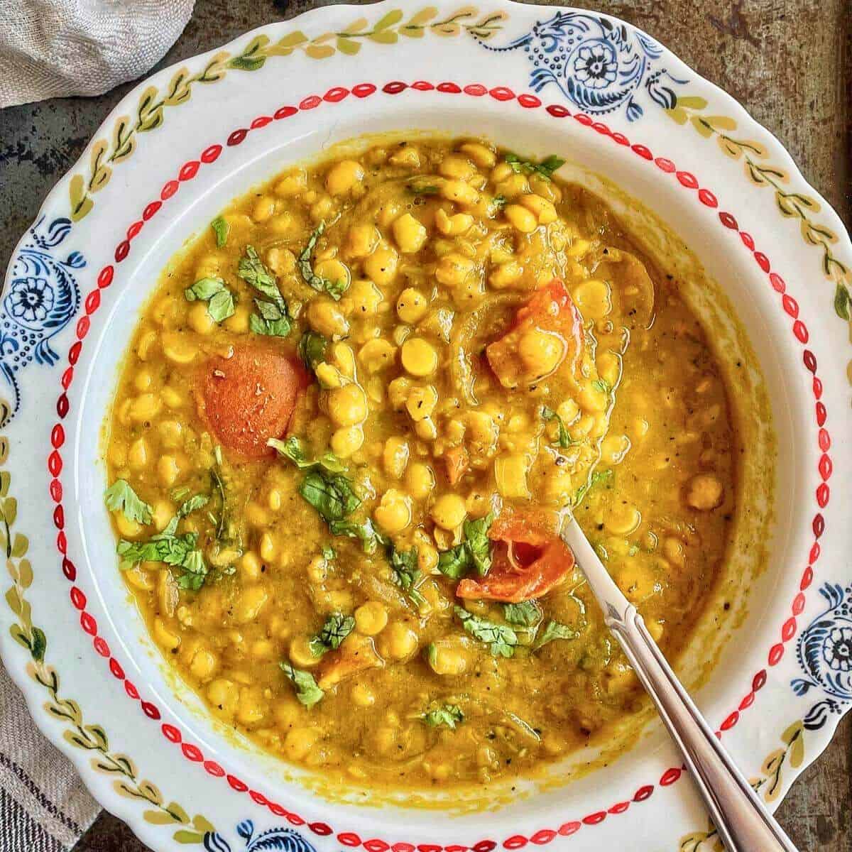 Dal fry recipe with chana dal