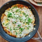 A skillet of Yemeni Lahsa.