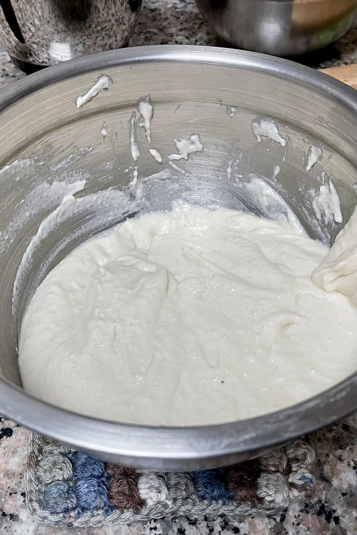 Aerated dahi baray batter