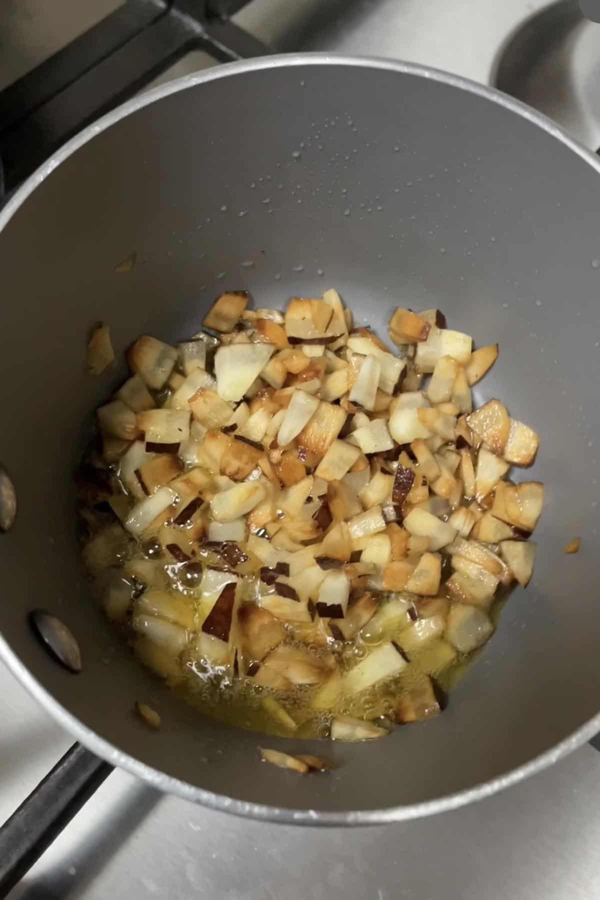 Ghee fried coconut bits